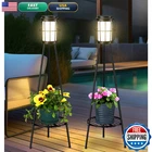 Visflair 2 Pack Solar Lights Plant Stand Outdoor Floor Lamps Waterproof New. Price: $85.43.