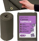Ccs Waterproof Canvas Tarp Cover (21OZ) Heavy Duty Duck Cloth, Waxed New. Price: $65.79.