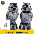 Wonderfield 8.3" Owl Decoy Scarecrow 2-PACK, Garden Decor New. Price: $41.99.