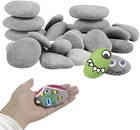 Simetufy 30 River Rocks For Painting 1.2-3.5 Inch, Natural Stones, Smooth & F... New. Price: $21.53.