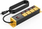 Cccei Heavy Duty Surge Protector Power Strip 20 Amp Individual Switches. 6FT 12 New. Price: $43.37.