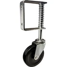 Stainless Steel Wheel Hardware Vinyl Heavy Gates Rolling Brackets W/ Strut New. Price: $48.25.