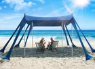 Beach Tent, Canopy Sun Shade With UPF50+ Uv Protection, 10X10FT, Includes New. Price: $141.98.