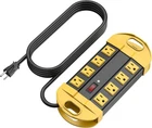 New Cccei Heavy Duty 8 Outlet Power Strip Surge Protector Set (2). Price: $27.90.