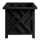 Pure Garden Lattice Design Outdoor Planter Box - 15.50 Pot Decorative New. Price: $55.14.