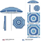 Abccanopy 6.5FT Beach Umbrella Uv 50+ Protection Outdoor Sunshade Wi... New. Price: $68.99.