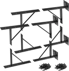 Heavy Duty Fence Gate Kit Hardware No Sag 2X4S Sets, Black New. Price: $75.61.