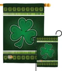 Shamrock St.patrick Leprechaun Clover Lucky Irish-garden House Yard Flag Banner New. Price: $69.95.