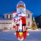 Uovehoin 8FT Christmas Inflatables Space Outdoor Decorations, Blow Up Santa Clau New. Price: $68.95.