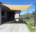 Sunny Guard Sail 10' X 13' Rectangle Sand Uv Block For Backya Open. Price: $26.00.