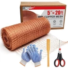 5 Inch 20 Ft Copper Mesh Rodent Control, 100% Pure Barrier For Mice New. Price: $15.11.