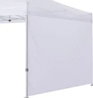 Cooshade Instant Canopy Sunwall Sidewall For Pop Up 10X10, White New. Price: $32.29.