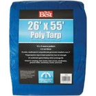 (2-PK) Do It Best Blue Woven 26 Ft. X 55 Medium Duty Poly Tarp Model: 736236 New. Price: $296.39.