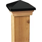 Deckorators 4 In. X Plastic Top, Cedar Base Press-on Post Cap 73520 New. Price: $30.23.