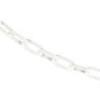 Mr. Plastic Barrier Chain, White, 1.5-INCH Link Diameter, New. Price: $24.90.