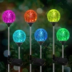 Oxyled Solar Outdoor Lights 6 Pack Christmas Stakes Crystal Cracked Glass New. Price: $80.87.