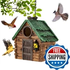 Glophok House For Outside, Resin Bluebird Outdoors Finches, Cardi New. Price: $45.96.