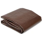 4' X 18' Long Narrow Woodpile Tarp, Brown - 3 Mil Tear & Weather Resistant Poly New. Price: $23.51.