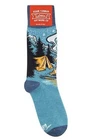 Adam Turman Artwork Company - Turquoise/teal Campfire Camping With Tent Socks New. Price: $12.95.
