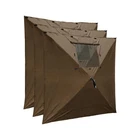 Clam Quick-set Wind Sun Panels 3-PACK Brown Screen Tent Sidewalls R New. Price: $61.14.