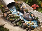 Mallard Duck Statue Splash Block Gutter Downspout Extensions Garden Decor, New. Price: $65.56.