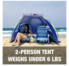 Bliss Hammocks Pop-up Beach Tent W/ Carry Bag. 2 Person New. Price: $50.00.