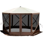 Gazebo Screen Tent, 12 X Ft, 6 Sided Pop-up Camping Canopy Shelter With New. Price: $229.60.