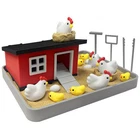 Housebegan Chicken Zen Garden Kit For Desk, Funny Offices Accessories, New. Price: $44.98.