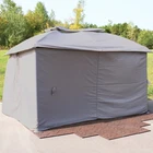4-PIECE 10 X Ft Polyester Gazebo Sidewall Curtain Set Gray By Sunnydaze New. Price: $54.67.