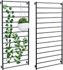 Wall Mounted Black Metal Ladder Trellis, Outdoor Hanging Support Frame, Set Of 2 New. Price: $94.99.