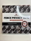 Fenpro Chain Link Fence Privacy Tape 250FT Obsidian Black New. Price: $30.00.