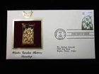 22K Gold Stamp Snowdrop Winter Garden Flowers 1996 1ST Day Cover Postal. Price: $7.90.