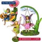 Mood Lab Fairy Garden Figurines - Dancing Swing Set (5 Pcs) Miniature Decorati New. Price: $46.72.
