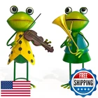 Hongland Frog Metal Yard Art - 3D Outdoor Statue Cute Figurine Ch New. Price: $68.31.