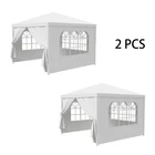 2PCS 10'X10' Canopy Party Wedding Tent Garage Car Shelter Sidewall Windows White New. Price: $106.77.