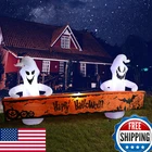 Mumtop 8.8FT Inflatable Halloween Ghost W/ Led Lights Outdoor Yard Decoration New. Price: $100.68.