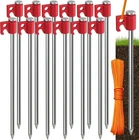 Tradesparker Tent Stakes 12-PACK 8 Inch Heavy Duty Garden Canopy Anchors New. Price: $17.93.