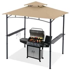 Abccanopy Grill Gazebo Xf 5X8 Khaki With Led Light Shelter New. Price: $259.99.