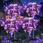 Solar Lights Outdoor, 4 Pack Purple Lavender Butterfly New. Price: $86.76.