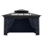 Pakunoda Outdoor Gazebo Curtain Replacement Universal 4-PANEL Sidewalls 10 X New. Price: $161.98.