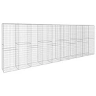 Gabion Wall Cage With Cover Galvanized Steel 236.2"X19.7"X78.7" Vidaxl New. Price: $652.99.