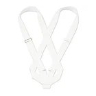 White Double Web Sling Color Guard Parade Flagpole Holder Belt New. Price: $85.65.