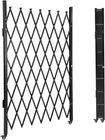 Garveetech Single Folding Security Door, X 61"H 71"W, Black New. Price: $103.97.