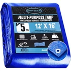 Tarps 12X16 Blue Waterproof 5 Mil Thick Tarpaulin Outdoor Cover - New. Price: $37.31.