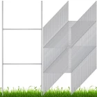 100 Pcs Stake For Yard Sign 24'' X 10'' Metal Heavy Duty Frame Lawn Wire ... New. Price: $164.85.