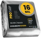 Protarp Extra Heavy Duty 16 Mil Waterproof Tarpaulin Cover Uv Resistant New. Price: $493.95.