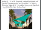 Amgo 32 X Turquoise Sun Shade Sail Triangle New. Price: $55.00.