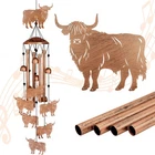 Gdnsfit Highland Cow For Outside, Metal Windchimes, Garden Decor New. Price: $44.70.