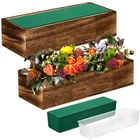 4 Set Boxes For Centerpieces Rectangle Wooden Planter Rustic Pl... New. Price: $40.74.