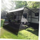 Rv Sun Shade Screen With Zipper 9' X 17'(FIT For 18' Awning), Black New. Price: $100.11.